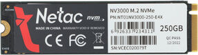 Netac SSD NV3000 PCIe 3 x4 M.2 2280 NVMe 3D NAND 250GB Netac SSD NV3000 PCIe 3 x4 M.2 2280 NVMe 3D NAND 250GB