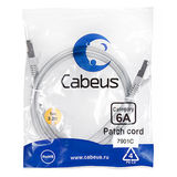 Патч-корд S/ FTP Cabeus PC-SSTP-RJ45-Cat.6a-1m-LSZH