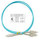 Cabeus FOP-50-SC-SC-1m Шнур оптический duplex SC-SC 50/125 mm OM3 1м LSZH Cabeus FOP-50-SC-SC-1m Шнур оптический duplex SC-SC 50/125 mm OM3 1м LSZH