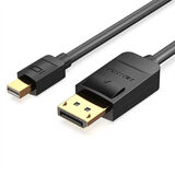 Vention Mini DP to DP Cable 2M Black HAABH&nbsp;<img style='position: relative;margin:0' src='/image/only_to_order_edit.gif' alt='На заказ' title='На заказ' />