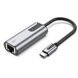 Vention USB-C to Gigabit Ethernet Adapter 0.15M Gray Aluminum Alloy Type CFNHB