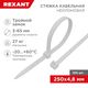 REXANT 67-0250-5 Хомут-стяжка нейлоновая с тройным замком 250x4,8 мм REXANT 67-0250-5 Хомут-стяжка нейлоновая с тройным замком 250x4,8 мм