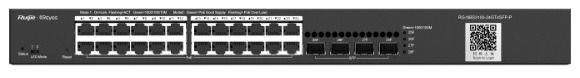 Ruijie
Reyee 24-Port Gigabit L2 Managed POE Switch RG-NBS3100-24GT4SFP-P