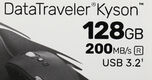 Kingston Flash Drive 128GB DataTraveler Kyson 200MB/s Metal USB 3.2 Gen 1 Kingston Flash Drive 128GB DataTraveler Kyson 200MB/s Metal USB 3.2 Gen 1