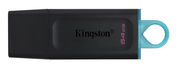 Kingston Flash Drive 64GB USB3.2 Gen 1 DataTraveler Exodia (Black + Teal) Kingston Flash Drive 64GB USB3.2 Gen 1 DataTraveler Exodia (Black + Teal)