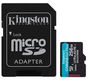 Kingston Flash Card 256GB microSDXC Canvas Go Plus 170R A2 U3 V30 Card + ADP Kingston Flash Card 256GB microSDXC Canvas Go Plus 170R A2 U3 V30 Card + ADP