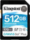 Kingston Flash Card 512GB SDXC Canvas Go Plus 170R C10 UHS-I U3 V30 Kingston Flash Card 512GB SDXC Canvas Go Plus 170R C10 UHS-I U3 V30