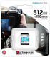 Kingston Flash Card 512GB SDXC Canvas Go Plus 170R C10 UHS-I U3 V30