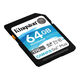 Kingston Flash Card 64GB SDXC Canvas Go Plus 170R C10 UHS-I U3 V30