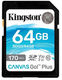 Kingston Flash Card 64GB SDXC Canvas Go Plus 170R C10 UHS-I U3 V30 Kingston Flash Card 64GB SDXC Canvas Go Plus 170R C10 UHS-I U3 V30