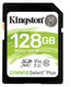Kingston Flash Card 128GB SDXC Canvas Select Plus 100R C10 UHS-I U3 V30 Kingston Flash Card 128GB SDXC Canvas Select Plus 100R C10 UHS-I U3 V30