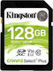 Kingston Flash Card 128GB SDXC Canvas Select Plus 100R C10 UHS-I U3 V30 Kingston Flash Card 128GB SDXC Canvas Select Plus 100R C10 UHS-I U3 V30