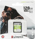 Kingston Flash Card 128GB SDXC Canvas Select Plus 100R C10 UHS-I U3 V30 Kingston Flash Card 128GB SDXC Canvas Select Plus 100R C10 UHS-I U3 V30