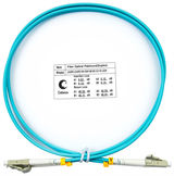 Шнур оптический duplex LC-LC 50/ 125 mm OM3 1м LSZH Cabeus FOP-50-LC-LC-1m