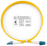 Cabeus FOP(d)-9-LC-LC-1m Шнур оптический duplex LC-LC 9/ 125 sm 1м LSZH