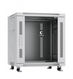 Cabeus SH-05C-12U60/60 Шкаф монтажный телекоммуникационный 19" напольный для распределительного и серверного оборудования 12U 600x600x730mm (ШхГхВ) передняя стеклянная и задняя сплошная металлическая двери Cabeus SH-05C-12U60/60 Шкаф монтажный телекоммуникационный 19" напольный для распределительного и серверного оборудования 12U 600x600x730mm (ШхГхВ) передняя стеклянная и задняя сплошная металлическая двери