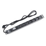 Блок евророзеток для 19&amp;quot; шкафов Cabeus PDU-6P-B-2EU
