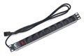 Cabeus PDU-8P-2IEC Блок евророзеток для 19" шкафов