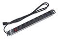 Cabeus PDU-8P-2IEC Блок евророзеток для 19" шкафов