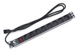 Блок евророзеток для 19&amp;quot; шкафов Cabeus PDU-8P-2IEC