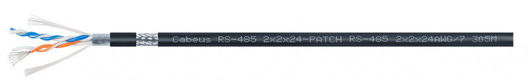 Cabeus RS-485 2x2x24AWG/7 2x2x24AWG/7 Кабель для интерфейса RS-485/RS-422