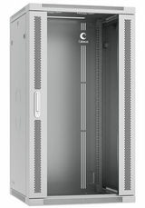 Шкаф телекоммуникационный настенный разобранный 19&amp;quot; 22U 600x450x1082mm дверь стекло Cabeus SH-05F-22U60/ 45-R (ШхГхВ) SH-05F-22U60/45-R