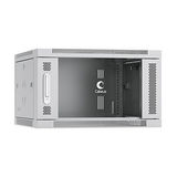 Шкаф телекоммуникационный настенный 19&amp;quot; 6U 600x350x368mm дверь стекло Cabeus SH-05F-6U60/ 35 (ШхГхВ) SH-05F-6U60/35
