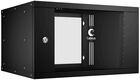 Cabeus WSC-05D-6U55/45-BK Шкаф телекоммуникационный настенный 19" 6U Cabeus WSC-05D-6U55/45-BK Шкаф телекоммуникационный настенный 19" 6U