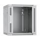 Cabeus SH-05F-12U60/35-R Шкаф телекоммуникационный настенный разобранный 19" 12U 600x350x635mm (ШхГхВ) дверь стекло