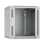 Шкаф телекоммуникационный настенный разобранный 19&amp;quot; 12U 600x450x635mm дверь стекло Cabeus SH-05F-12U60/ 45-R (ШхГхВ) SH-05F-12U60/45-R