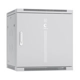 Шкаф телекоммуникационный настенный разобранный 19&amp;quot; 12U 600x450x635mm дверь металл Cabeus SH-05F-12U60/ 45m-R (ШхГхВ) SH-05F-12U60/45m-R