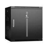 Шкаф телекоммуникационный настенный разобранный 19&amp;quot; 12U 600x450x635mm дверь металл Cabeus SH-05F-12U60/ 45m-R-BK (ШхГхВ) SH-05F-12U60/45m-R-BK