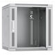 Cabeus SH-05F-12U60/60 Шкаф телекоммуникационный настенный 19" 12U 600x600x635mm (ШхГхВ) дверь стекло