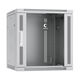 Cabeus SH-05F-12U60/60-R Шкаф телекоммуникационный настенный разобранный 19" 12U 600x600x635mm (ШхГхВ) дверь стекло
