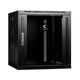 Cabeus SH-05F-12U60/60-R-BK Шкаф телекоммуникационный настенный разобранный 19" 12U 600x600x635mm (ШхГхВ) дверь стекло