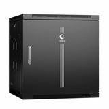 Шкаф телекоммуникационный настенный разобранный 19&amp;quot; 12U 600x600x635mm дверь металл Cabeus SH-05F-12U60/ 60m-R-BK (ШхГхВ) SH-05F-12U60/60m-R-BK