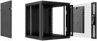 Cabeus SH-05F-15U60/60-R-BK Шкаф телекоммуникационный настенный разобранный 19" 15U 600x600x769mm (ШхГхВ) дверь стекло Cabeus SH-05F-15U60/60-R-BK Шкаф телекоммуникационный настенный разобранный 19" 15U 600x600x769mm (ШхГхВ) дверь стекло