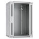 Cabeus SH-05F-18U60/60 Шкаф телекоммуникационный настенный 19" 18U 600x600x901mm (ШхГхВ) дверь стекло