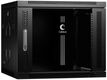 Cabeus SH-05F-9U60/45-BK Шкаф телекоммуникационный настенный 19" 9U 600x450x501mm (ШхГхВ) дверь стекло Cabeus SH-05F-9U60/45-BK Шкаф телекоммуникационный настенный 19" 9U 600x450x501mm (ШхГхВ) дверь стекло
