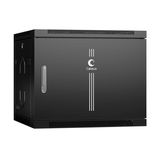 Шкаф телекоммуникационный настенный 19&amp;quot; 9U 600x450x501mm дверь металл Cabeus SH-05F-9U60/ 45m-BK (ШхГхВ) SH-05F-9U60/45m-BK