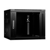 Шкаф телекоммуникационный настенный 19&amp;quot; 9U 600x600x501mm дверь стекло Cabeus SH-05F-9U60/ 60-BK (ШхГхВ) SH-05F-9U60/60-BK