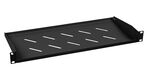 Cabeus SH-J017-1U-200-BK Полка 19" перфорированная консольная 1U глубина 200 мм Cabeus SH-J017-1U-200-BK Полка 19" перфорированная консольная 1U глубина 200 мм