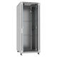 Cabeus SH-05C-42U80/80 Шкаф монтажный телекоммуникационный 19" напольный для распределительного и серверного оборудования 42U 800x800x2055mm (ШхГхВ) передняя стеклянная и задняя сплошная металлическая двери