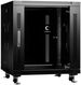Cabeus SH-05C-12U60/60-BK Шкаф монтажный телекоммуникационный 19" напольный для распределительного и серверного оборудования 12U 600x600x730mm (ШхГхВ) передняя стеклянная и задняя сплошная металлическая двери Cabeus SH-05C-12U60/60-BK Шкаф монтажный телекоммуникационный 19" напольный для распределительного и серверного оборудования 12U 600x600x730mm (ШхГхВ) передняя стеклянная и задняя сплошная металлическая двери