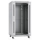 Cabeus SH-05C-22U60/60 Шкаф монтажный телекоммуникационный 19" напольный для распределительного и серверного оборудования 22U 600x600x1166mm (ШхГхВ) передняя стеклянная и задняя сплошная металлическая двери Cabeus SH-05C-22U60/60 Шкаф монтажный телекоммуникационный 19" напольный для распределительного и серверного оборудования 22U 600x600x1166mm (ШхГхВ) передняя стеклянная и задняя сплошная металлическая двери