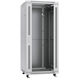 Cabeus SH-05C-27U60/60 Шкаф монтажный телекоммуникационный 19" напольный для распределительного и серверного оборудования 27U 600x600x1388mm (ШхГхВ) передняя стеклянная и задняя сплошная металлическая двери