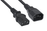 Кабель питания монитор-компьютер IEC 320 C13 - IEC 320 C14 Cabeus PC-189-VDE-3M (3x0.75)