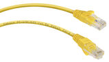 Патч-корд U/ UTP Cabeus PC-UTP-RJ45-Cat.5e-0.3m-YL