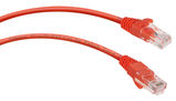 Патч-корд U/ UTP Cabeus PC-UTP-RJ45-Cat.5e-0.3m-RD