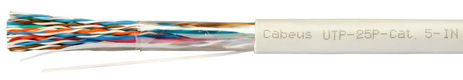 Cabeus UTP-25P-Cat.5-IN Кабель витая пара UTP (U/UTP)